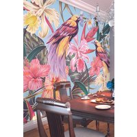 Origin Murals Birds & Flowers Wall Mural | Size: W300 cm x H240 cm