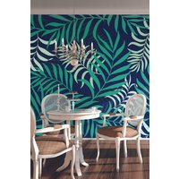 Exotic Jungle Leaves Mural W300 cm x H240 cm