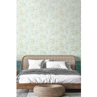 Rosehip Trail Matt Wallpaper Blue