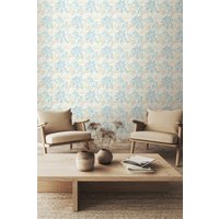 Seaweed Garden Matt Wallpaper Blue