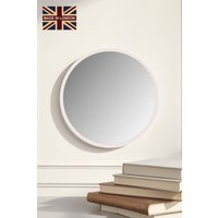Yearn Mirrors Round Wall Mirror White 80cm