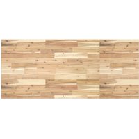 Berkfield Home Desk Top Untreated 120x60x2 cm Solid Wood Acacia in Brown | Size: 120 x 60 x 2 cm