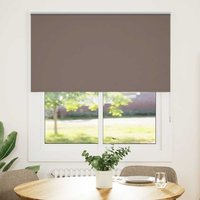 Roller Blind Blackout Coffee 120x130 cm Fabric Width 116.6 cm Polyester