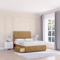 Texas Divan Bed Base 2 Drawers & 54" Floor Standing Headboard Double