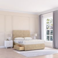 Manhattan Divan Bed Base 4 Drawers & 26" Struts Headboard Super King