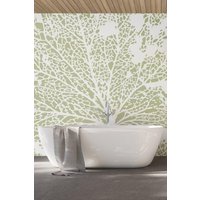 Origin Murals Skeleton Leaf Wall Mural in Natural