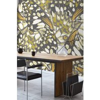 Origin Murals Butterfly Wings Matt Smooth Paste the Wall Mural in Dark Olive | Size: W350 cm x H280 cm