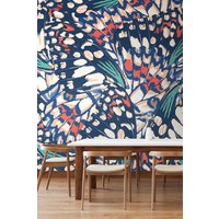 Origin Murals Butterfly Wings Matt Smooth Paste the Wall Mural in Navy | Size: W300 cm x H240 cm