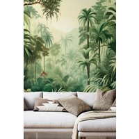 Jungle Trees Wall Mural W300 cm x H240 cm
