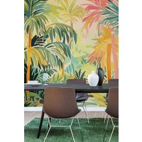 Pretty Palms Matt Smooth Paste Wall Mural W350 cm x H280 cm