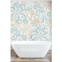 Trailing Seaweed Garden Wall Mural Pale W300 cm x H240 cm