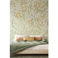 Cascading Rosehip Wall Mural Pale W300 cm x H240 cm