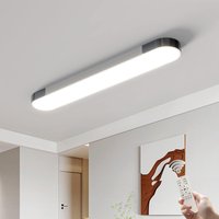 48W Dimmable Acrylic Linear LED Ceiling Light Remote Control