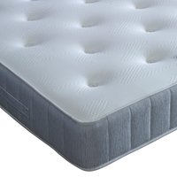 Bedmaster Pearl Contour Memory Foam Mattress in Light Blue | Size: Super King