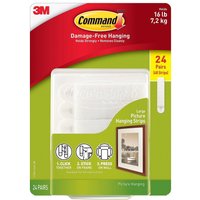 3M CLAW Command White Large Picture Hanging Strips Value Pack 17206-12 - 2 Pack