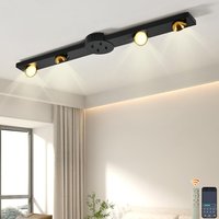 LED Ceiling Light 24W Dimmable Ceiling Lamp 4 Rotatable Lights