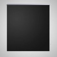 Berkfield Home Roller Blind Blackout 80 x 175 cm Black
