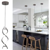 Modern LED Pendant Light Fixture 24W 6000K 1 pack