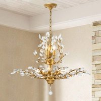7 Light Dimmable Crystal Empire Chandelier