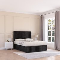Madison Plush Velvet Memory Foam Bed Set 4 Drawers Mattress & Headboard Double