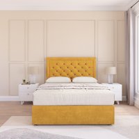 Montana Plush Velvet Memory Foam Bed Set No Drawers Mattress & Headboard King