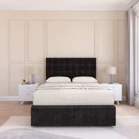 Berlin Divan Bed Set 2 drawers Footend Plush Velvet Double