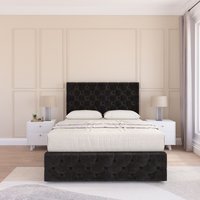 Watson Divan Bed Set No drawers & Matching Footboard Plush Velvet Double