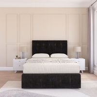 Cambridge Divan Bed Set No drawers & Matching Footboard Plush Velvet Single