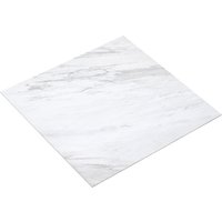 Living and Home 24Pcs Square Self Adhesive Stone Effect Floor Tiles in Off-White