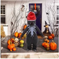 Living and Home Adult Inflatable Halloween Costume - Black Spider Dinosaur Fancy Dress (150 - 180cm)