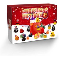 Obasyhig Rubber Duck Advent Calendar in Dark Red
