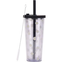Reusable Boba Cup Lid & Straw Leakproof Kawaii Cup Bubble Tea Cup