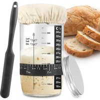 Sourdough Starter Jar Kit Large Capacity Sourdough Starter SuDUp 5PCS