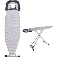 Xample Folding Ironing Board Lightweight Adjustable Non-Slip Iron Boards - 120m x 40cm in Grey | Size: 120m x 40 cm