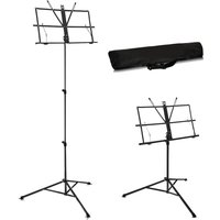 Adjustable Height Tripod Music Book Stand Sheet Holder Base Foldable W Carry Bag