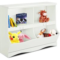 Wood Storage Cubby Books Toys Organiser Bins Scrapbooks Fun