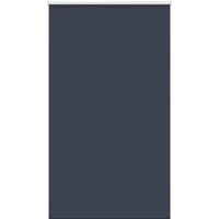 Berkfield Home Roller Blind Blackout Marine 120x210 cm Fabric Width 116.6 cm Polyester in Blue