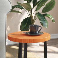 Berkfield Home Table Top Round Wax Brown √ò30x2.5 cm Solid Wood Pine | Size: 30x2.5 cm