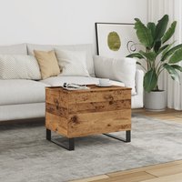 Berkfield Home Coffee Table Old Wood 60x44.5x45 cm Engineered Wood in Brown