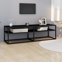 TV Cabinet 140x40x40.5 cm Tempered Glass