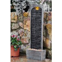 Large Outdoor Straight Water Feature Modern Waterfall Effect LED Lights