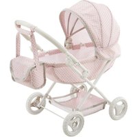 Polka Dot Princess Doll Pram Stroller