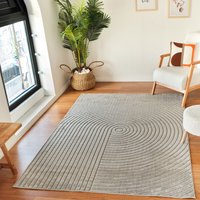 & Outdoor 3D High & Low Pile Textured Emiko Area Rug cm x 150 cm