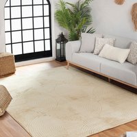& Outdoor 3D High & Low Pile Textured Reyko Area Rug cm x 220 cm