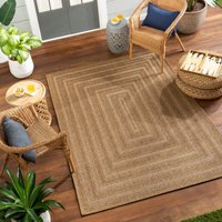 & Outdoor Jute Look Nymphi Area Rug cm x 170 cm