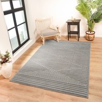 & Outdoor 3D High & Low Pile Textured Mitsuko Area Rug cm x 170 cm