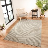 & Outdoor 3D High & Low Pile Textured Naoko Area Rug cm x 170 cm