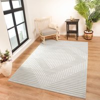 & Outdoor 3D High & Low Pile Textured Naoko Area Rug cm x 275 cm
