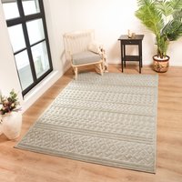 & Outdoor 3D High & Low Pile Textured Haruka Area Rug cm x 220 cm