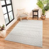& Outdoor 3D High & Low Pile Textured Haruka Area Rug cm x 220 cm